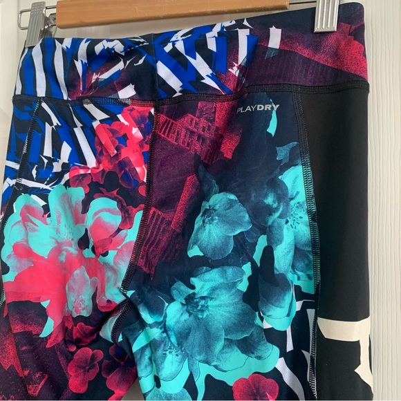 Reebok Dance City Garden Multicoloured Work Out Leggings - Picture 5 of 8